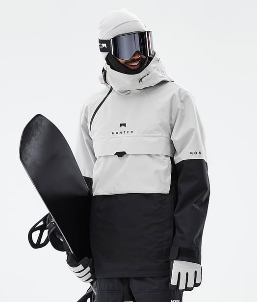 Dune Chaqueta Snowboard Hombre Light Grey/Black