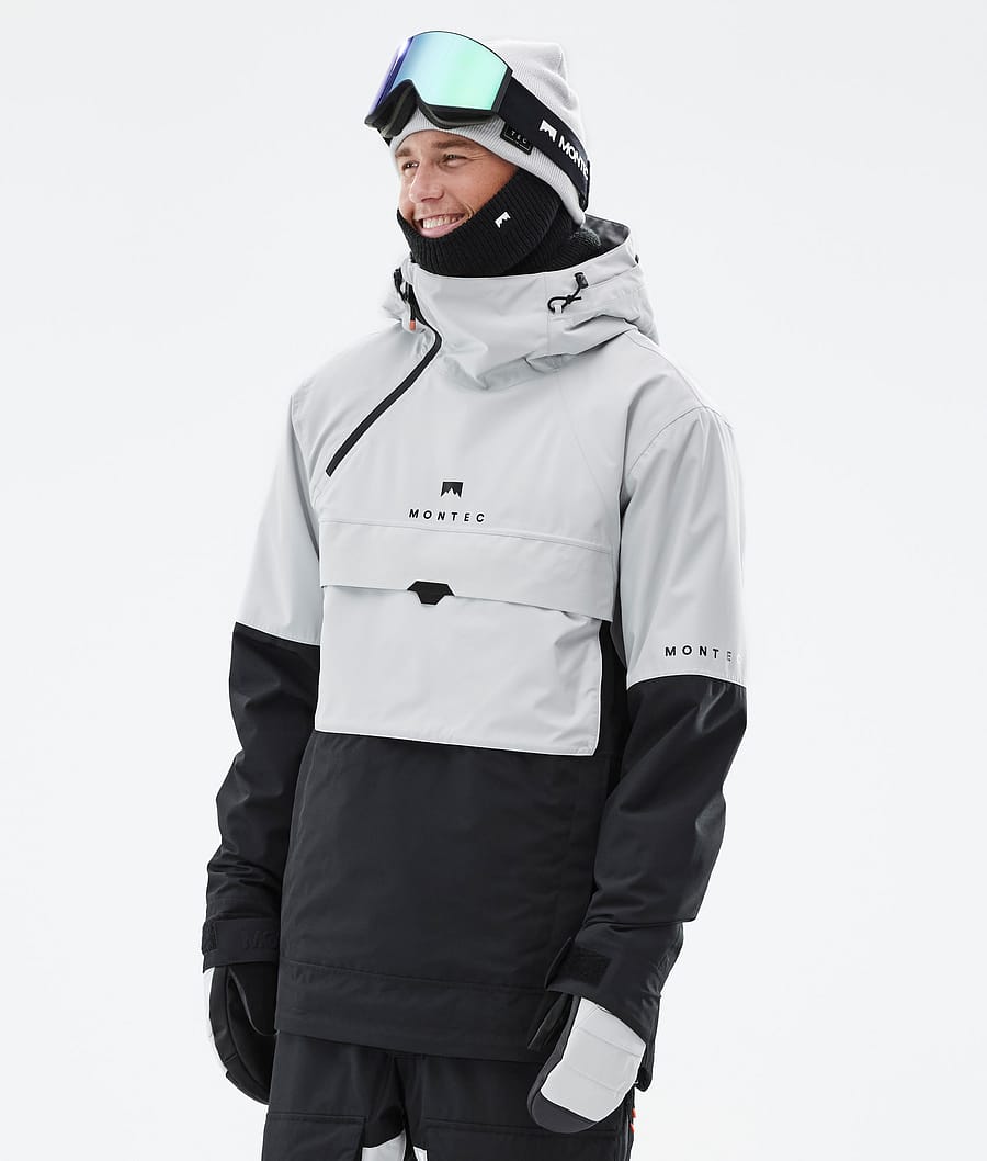 Dune Skijakke Herre Light Grey/Black