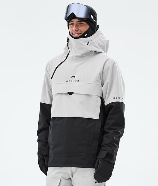 Dune Veste de Ski Homme Light Grey/Black