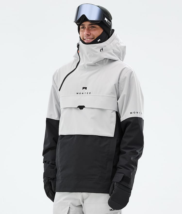 Dune Snowboard Jacket Men Light Grey/Black, Image 1 of 9