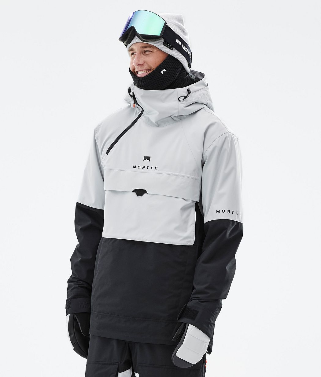 Dune スノーボードジャケット メンズ Light Grey/Black