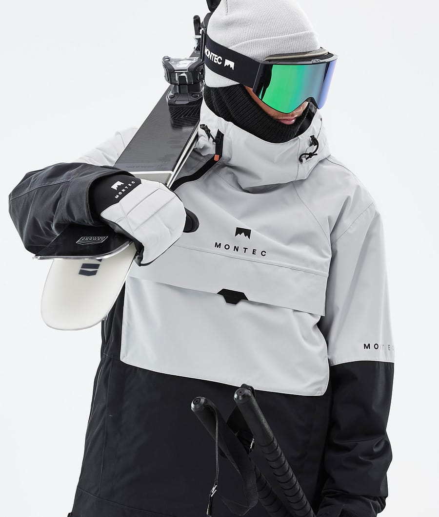 Dune Ski Jacket Men Light Grey/Black