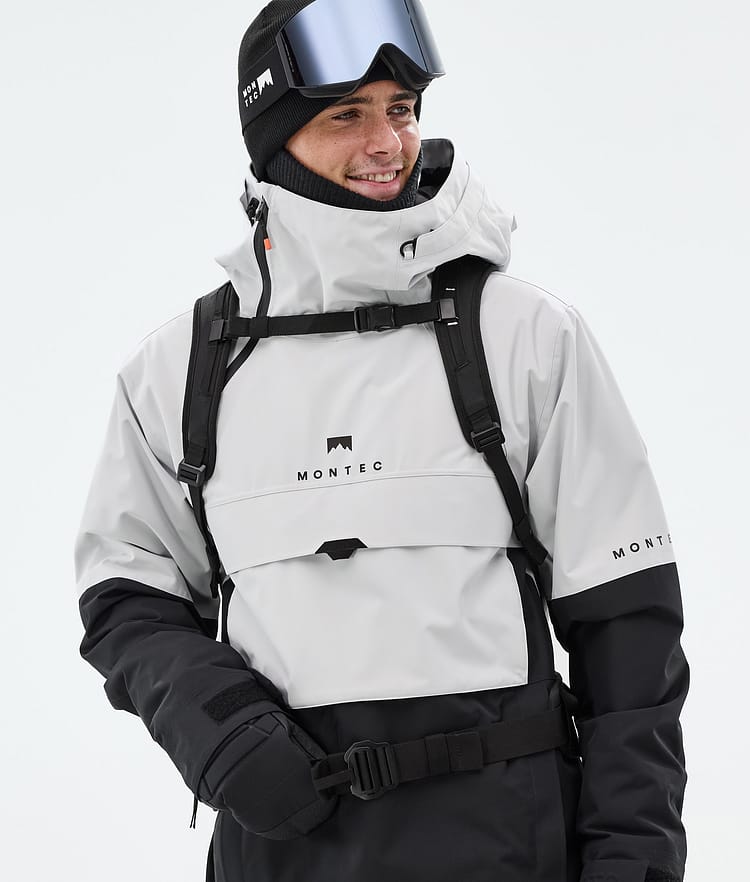 Dune Snowboard Jacket Men Light Grey/Black, Image 2 of 9