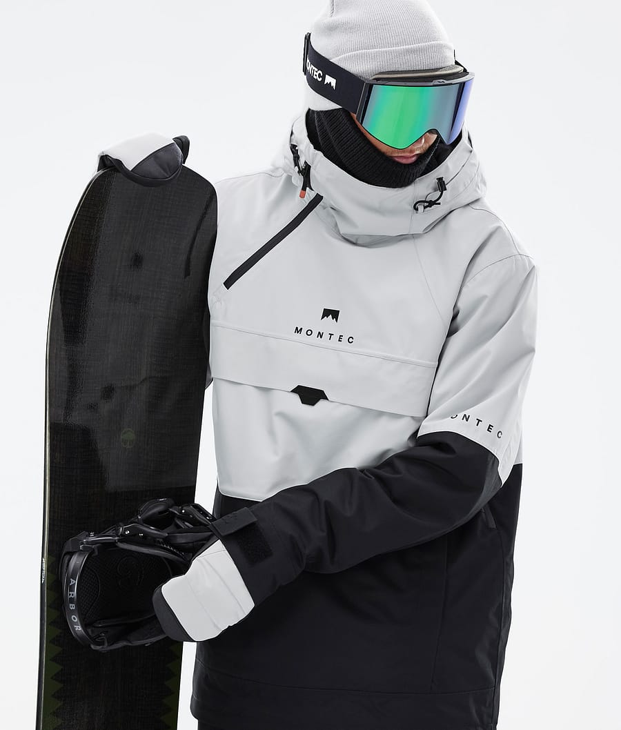 Dune スノーボードジャケット メンズ Light Grey/Black