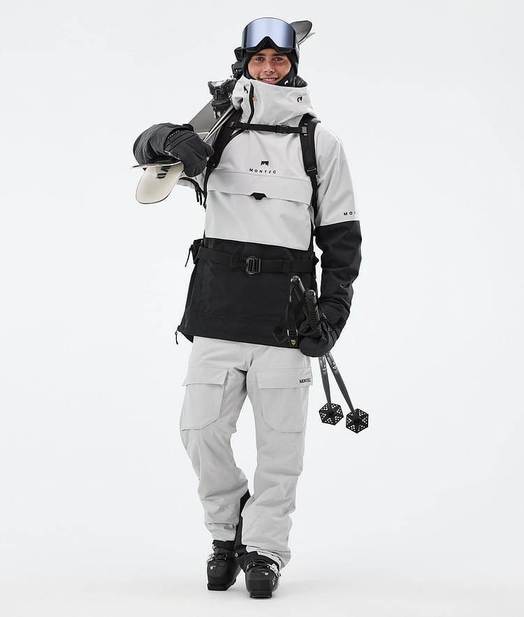 Dune Ski Jacket Men Light Grey/Black, Image 3 of 9