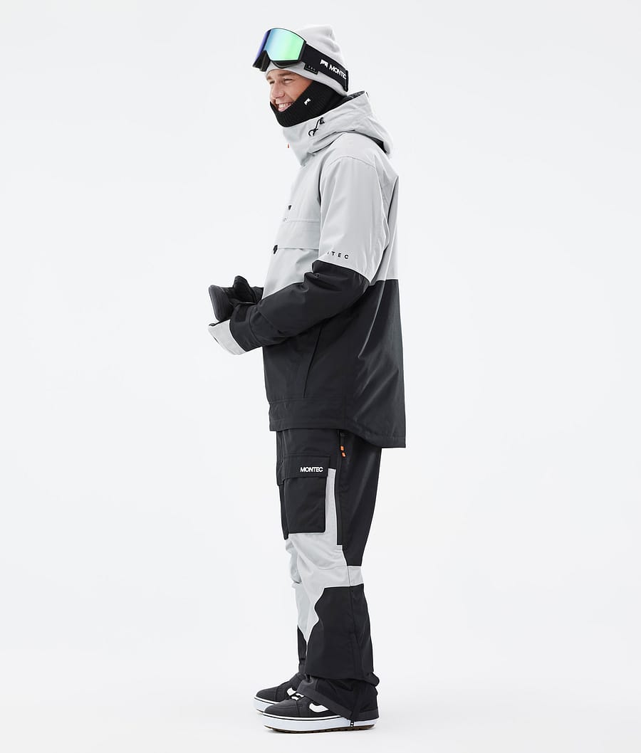 Dune スノーボードジャケット メンズ Light Grey/Black