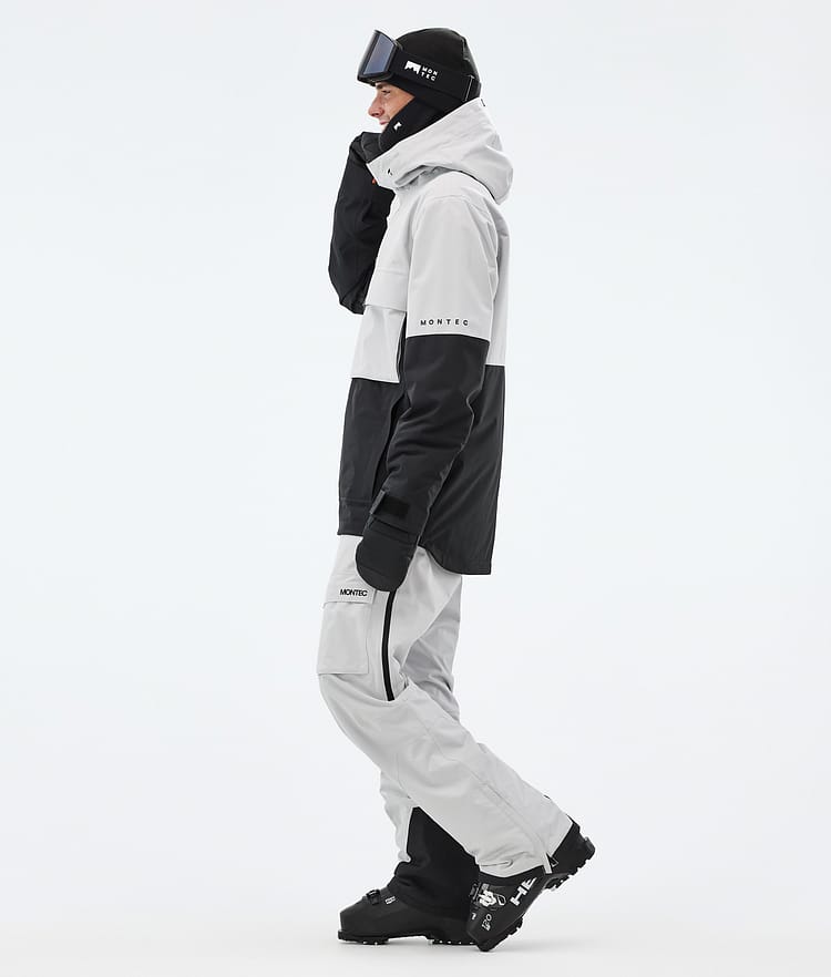 Dune Ski Jacket Men Light Grey/Black, Image 4 of 9