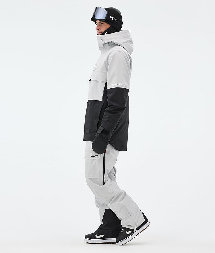 Dune Snowboard Jacket Men Light Grey/Black, Image 4 of 9