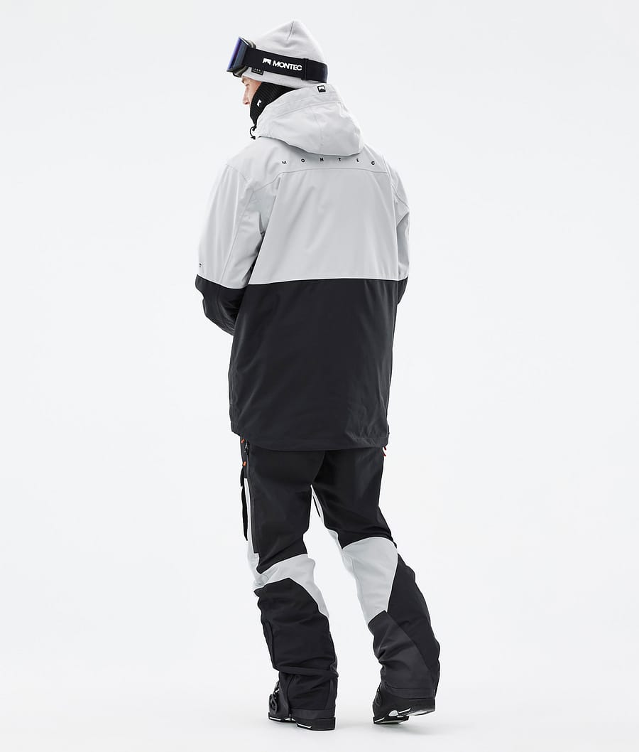 Dune Ski Jacket Men Light Grey/Black