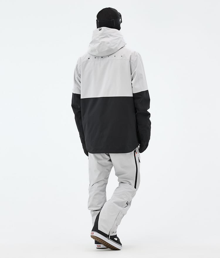 Dune Snowboard Jacket Men Light Grey/Black, Image 5 of 9