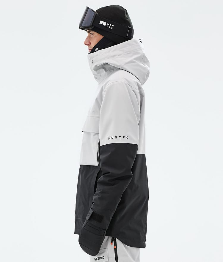 Dune Snowboard Jacket Men Light Grey/Black, Image 6 of 9