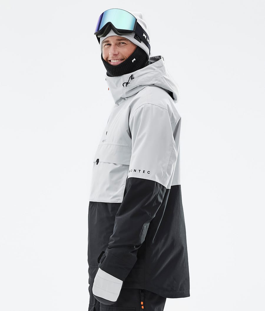 Dune スノーボードジャケット メンズ Light Grey/Black