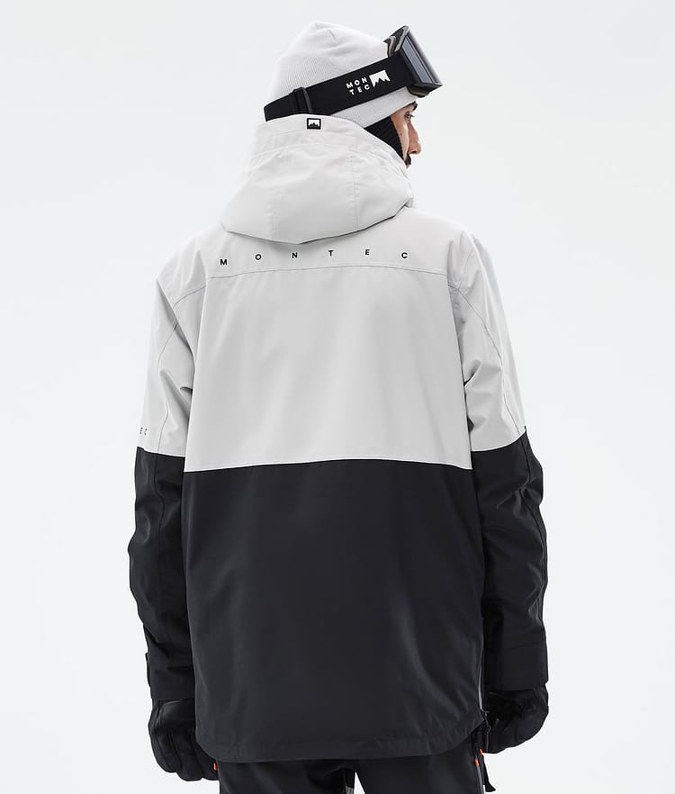 Dune Snowboard Jacket Men Light Grey/Black