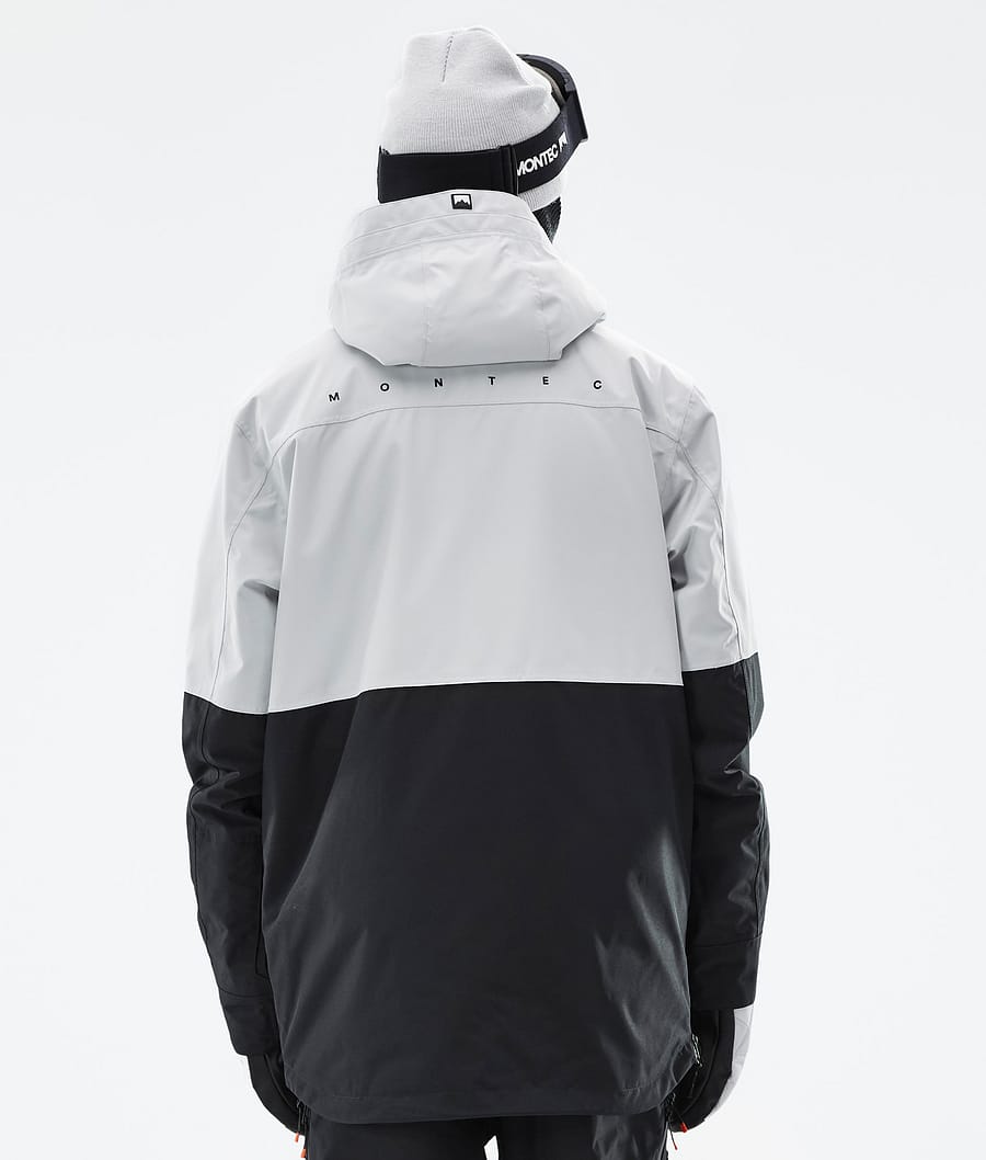 Dune Snowboard Jacket Men Light Grey/Black