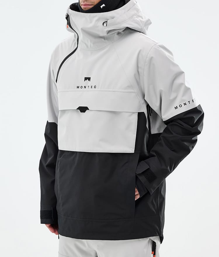 Dune Snowboard Jacket Men Light Grey/Black, Image 8 of 9