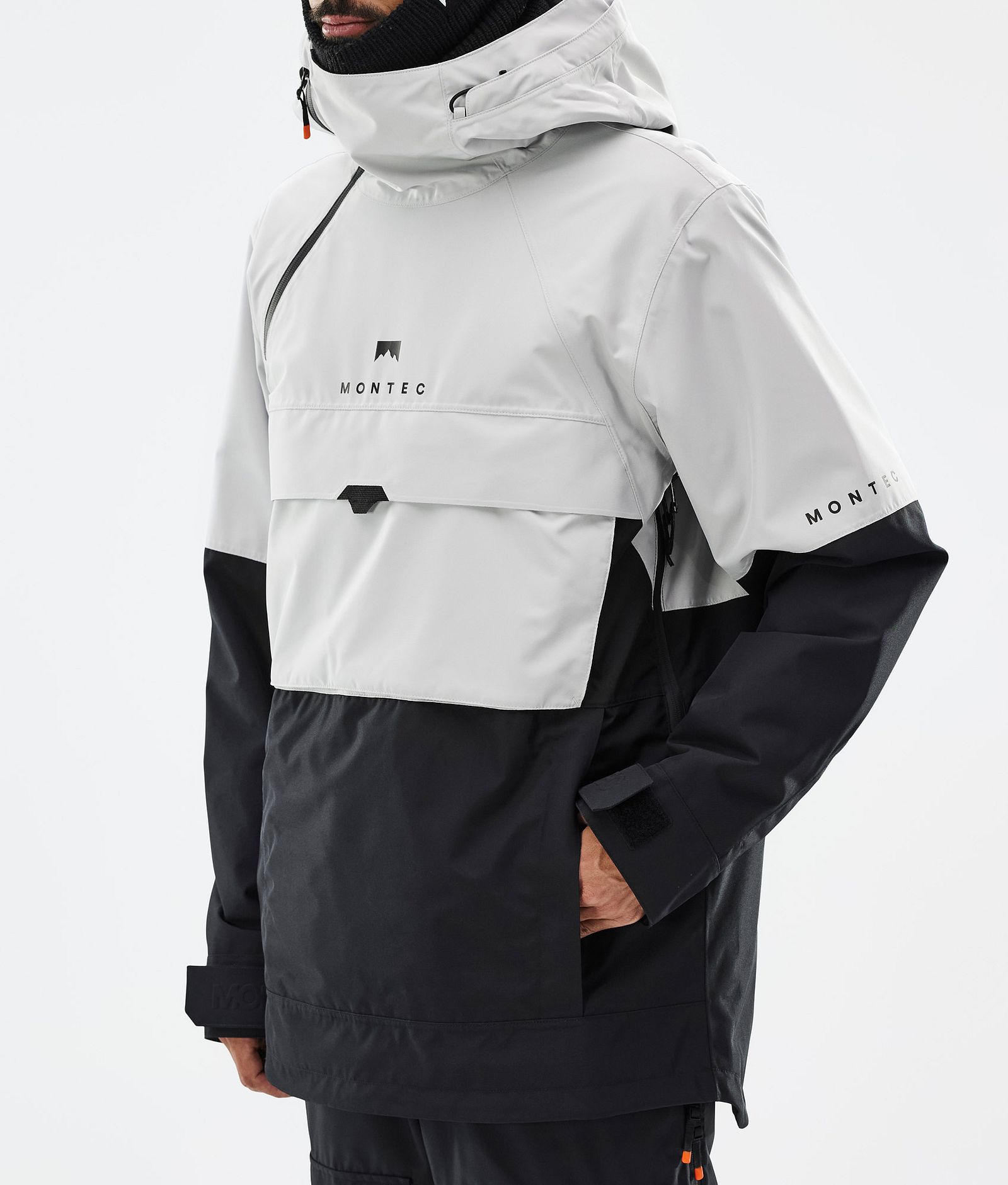 Dune Skijacke Herren Light Grey/Black, Bild 8 von 9