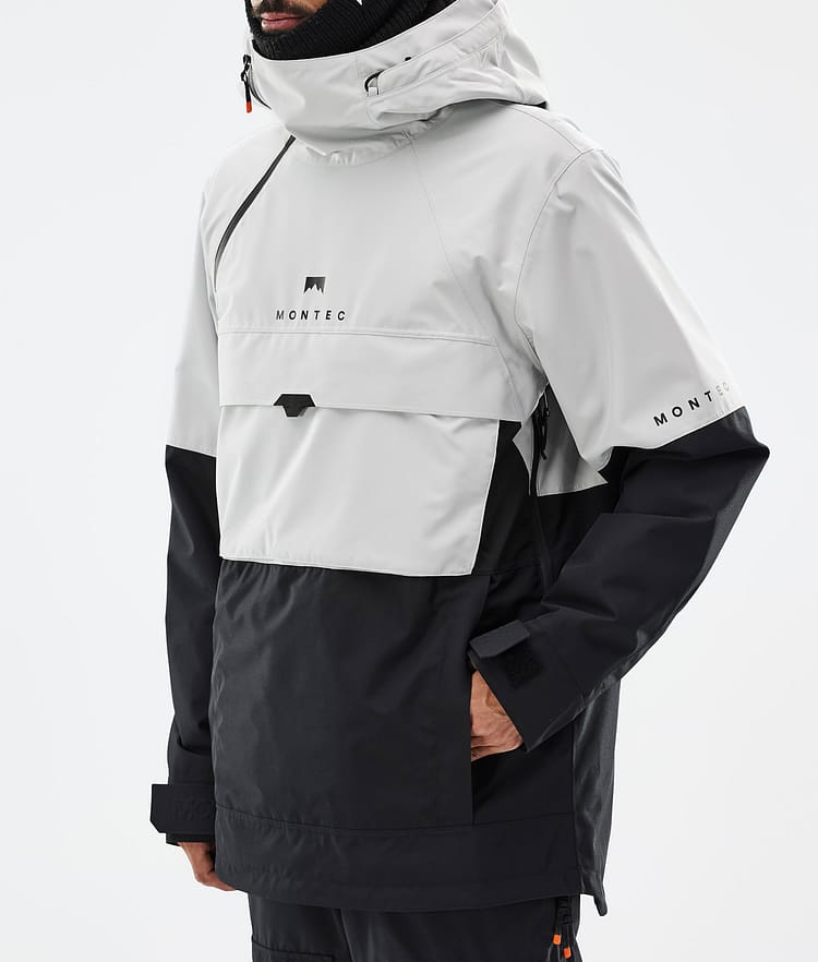 Dune Kurtka Snowboardowa Mężczyźni Light Grey/Black