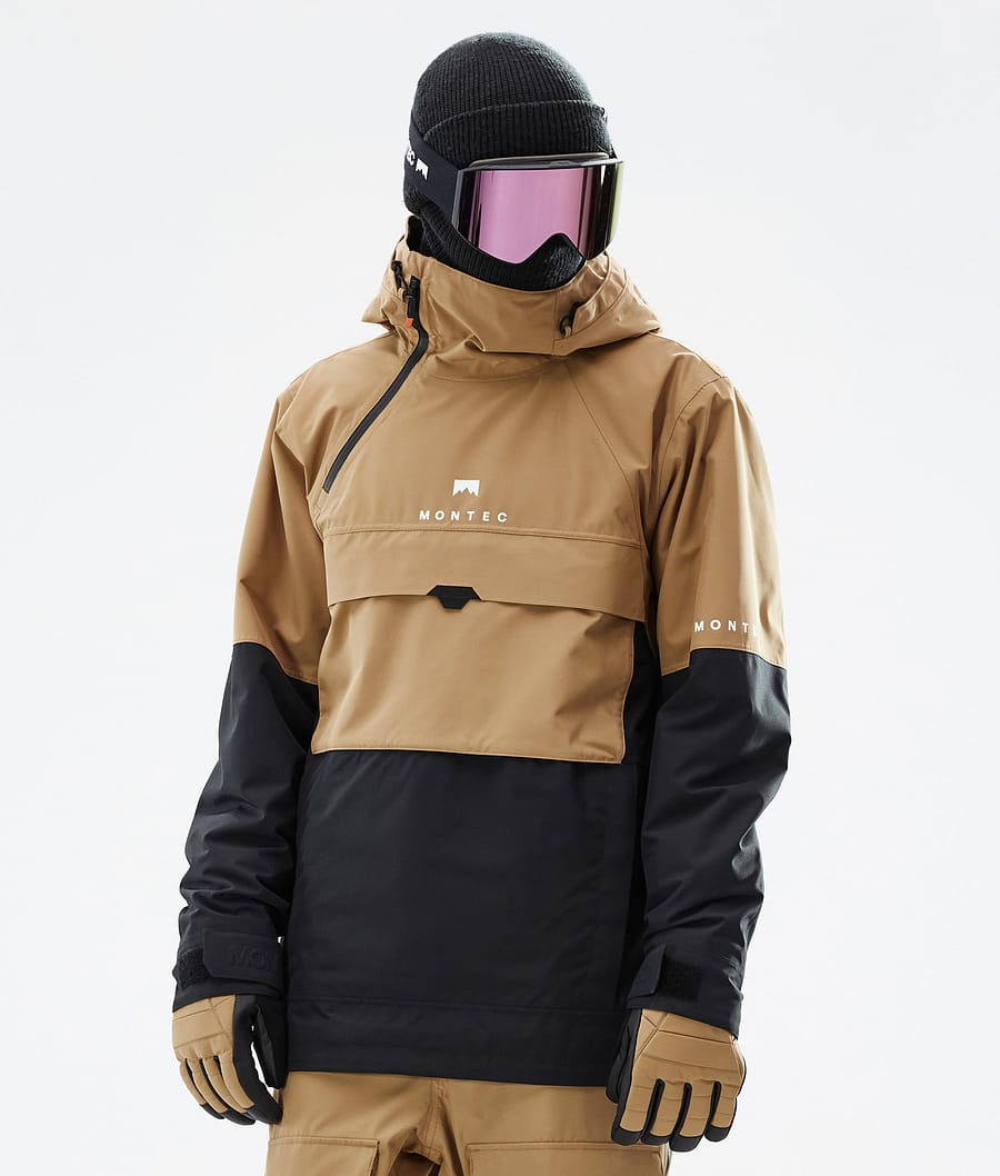 Dune Ski Jacket Men Gold/Black