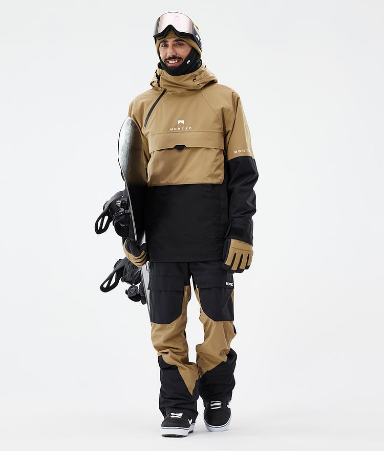Dune Veste Snowboard Homme Gold/Black Renewed, Image 3 sur 9