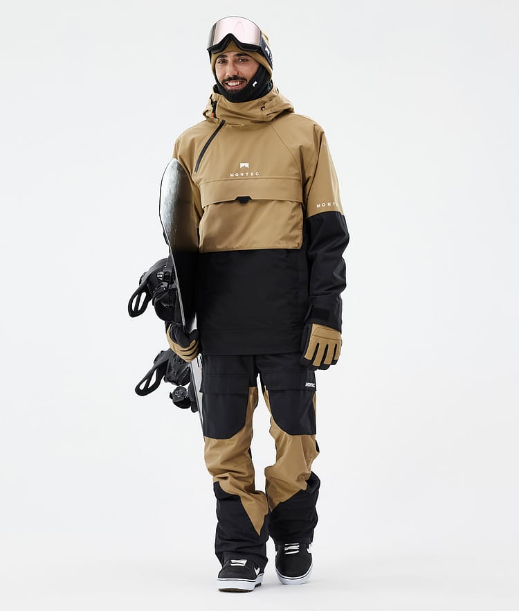 Dune Snowboard Jacket Men Gold/Black Renewed, Image 3 of 9