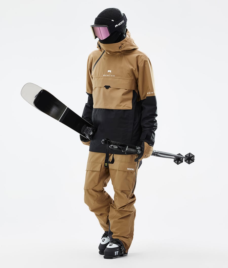 Dune Ski Jacket Men Gold/Black