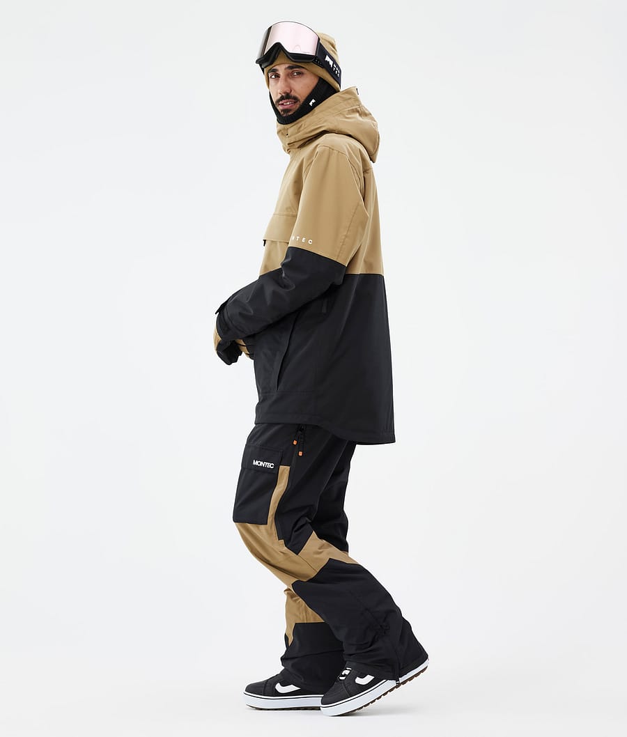 Dune Snowboard Jacket Men Gold/Black