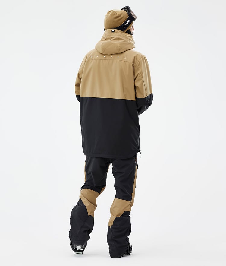 Dune Veste de Ski Homme Gold/Black