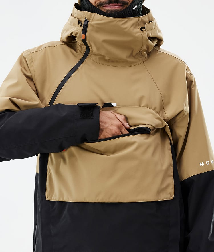 Dune Ski Jacket Men Gold/Black