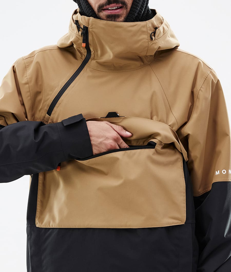 Dune Ski Jacket Men Gold/Black