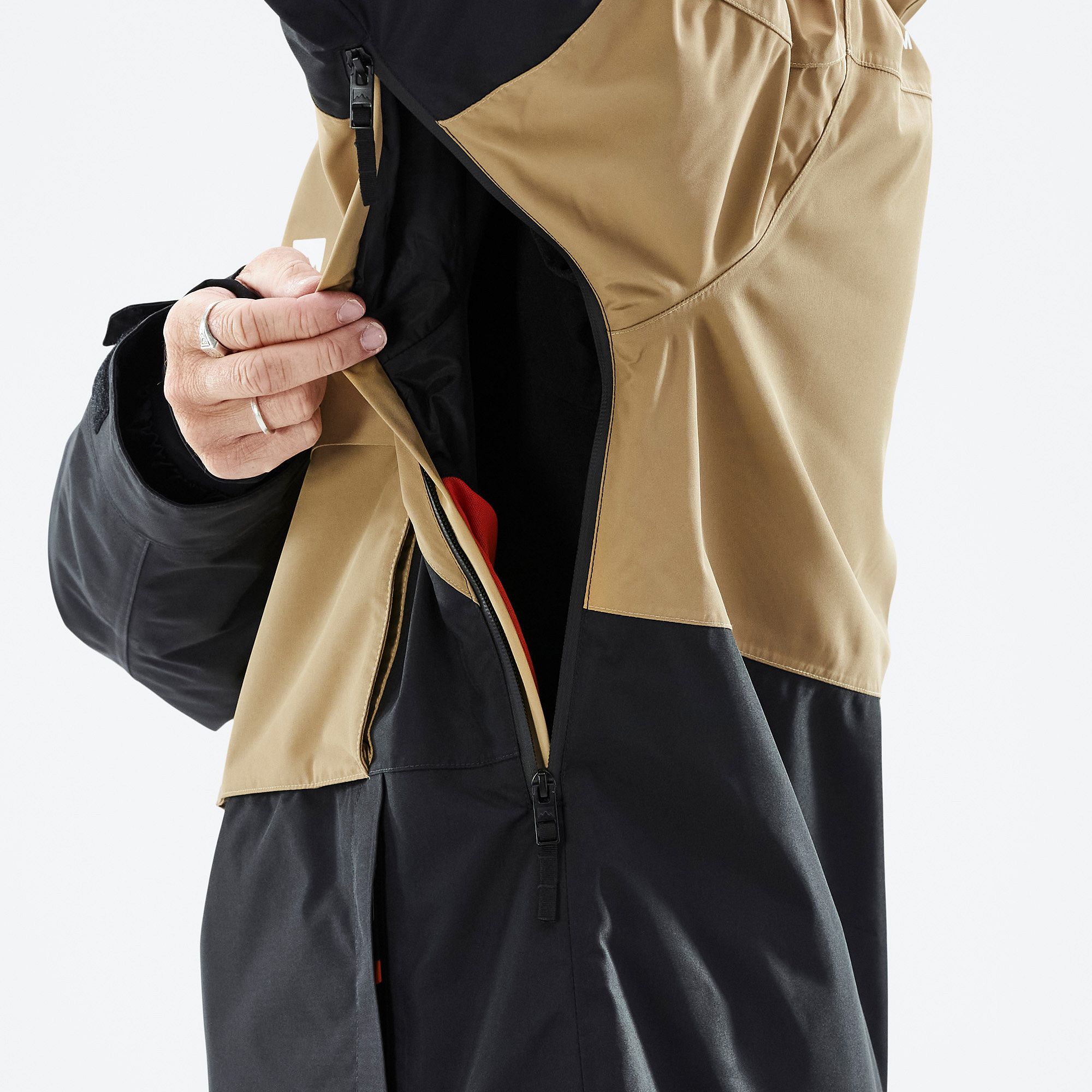 Montec Dune Ski Jacket Men Gold/Black | Montecwear.com