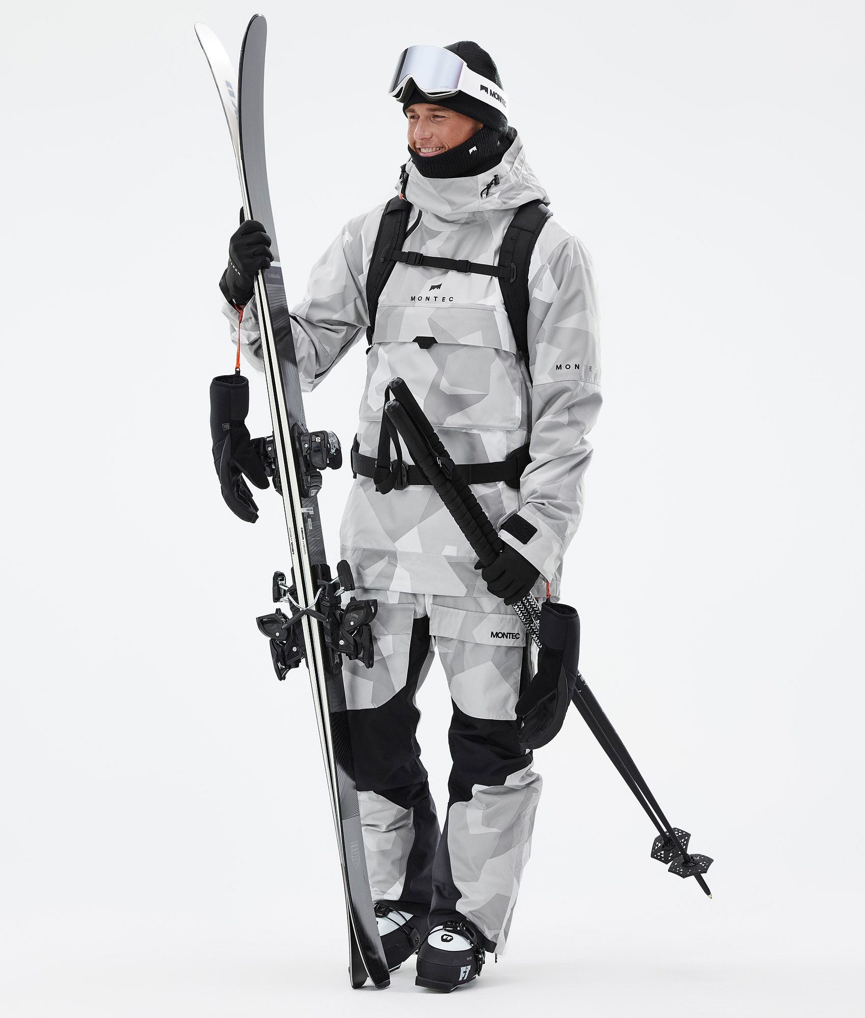 Camouflage ski suit discount