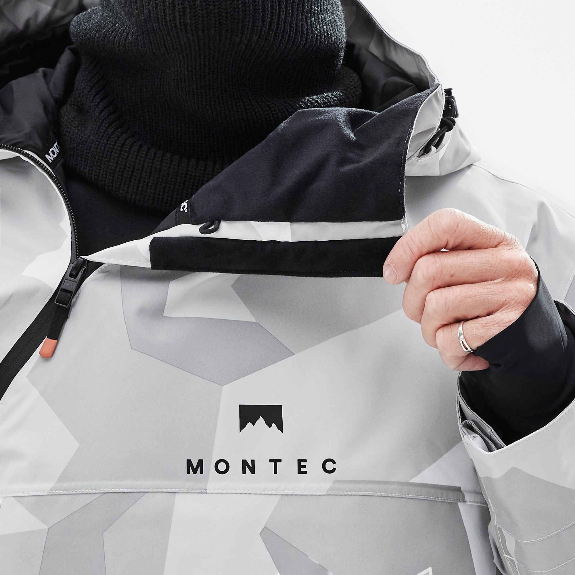 Lumignon tweed fur snow jacket【ダークグレー】♥ Montec Dune Ski Jacket Men Snow Camo | Montecwear.com