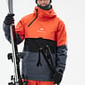 Montec Dune Ski Jacket Men Orange/Black/Metal Blue