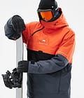 Dune Snowboard jas Heren Orange/Black/Metal Blue