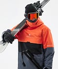 Dune Ski Jacket Men Orange/Black/Metal Blue, Image 2 of 9