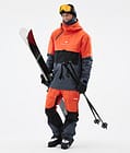 Dune Skijacke Herren Orange/Black/Metal Blue, Bild 3 von 9
