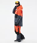 Dune Kurtka Snowboardowa Mężczyźni Orange/Black/Metal Blue