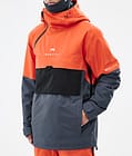 Dune Skijacke Herren Orange/Black/Metal Blue, Bild 8 von 9