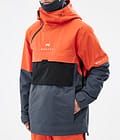 Dune Ski Jacket Men Orange/Black/Metal Blue