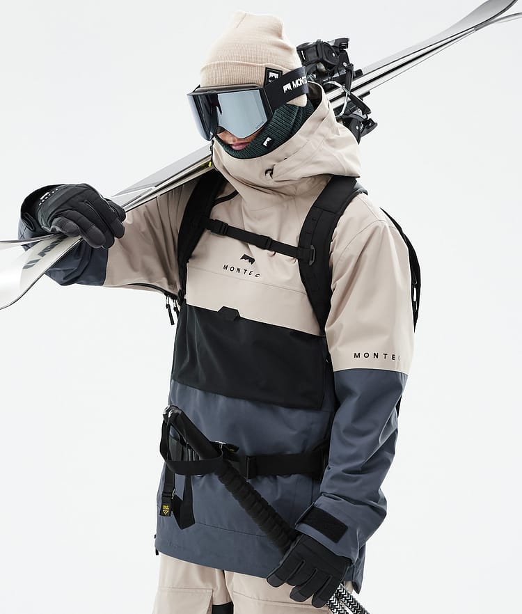 Dune Ski Jacket Men Sand/Black/Metal Blue, Image 1 of 9