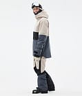 Dune Ski Jacket Men Sand/Black/Metal Blue, Image 4 of 9