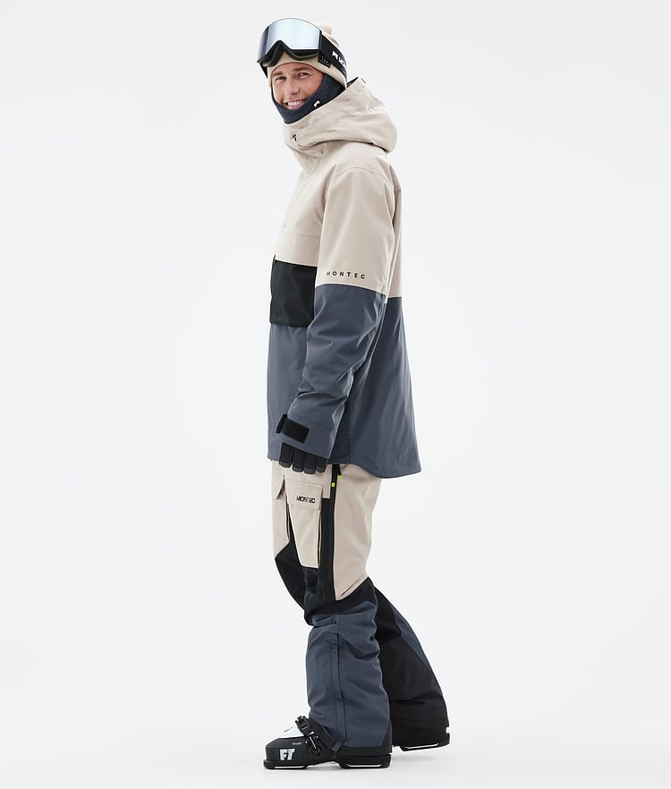 Dune Ski Jacket Men Sand/Black/Metal Blue, Image 4 of 9