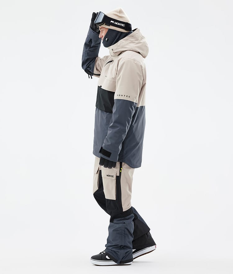 Dune Veste Snowboard Homme Sand/Black/Metal Blue