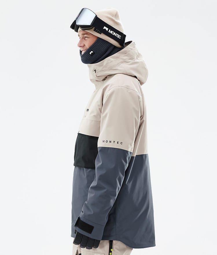 Dune Manteau Ski Homme Sand/Black/Metal Blue