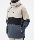 Dune Ski Jacket Men Sand/Black/Metal Blue, Image 8 of 9