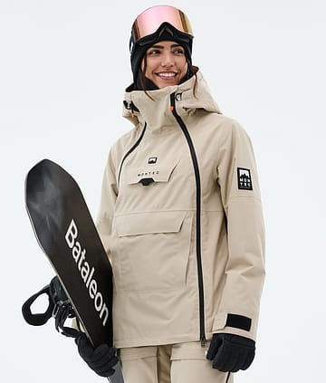 Doom W Snowboard Jacket Women Sand