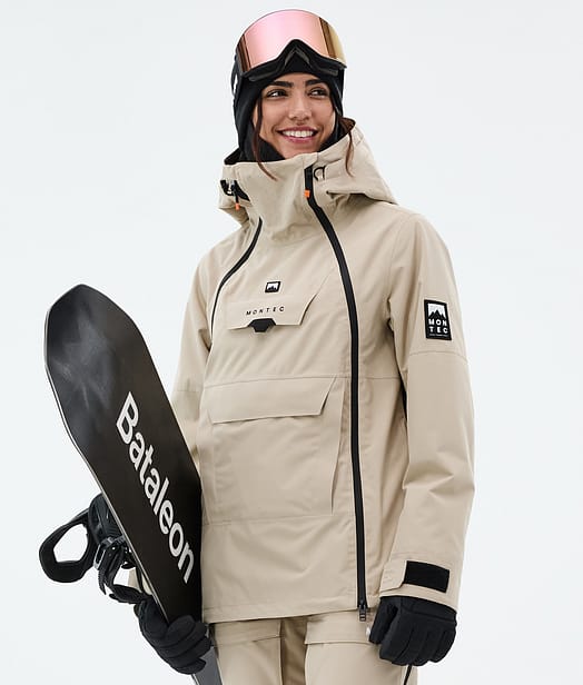 Doom W Snowboard Jacket Women Sand