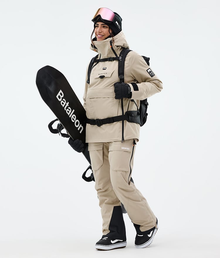 Doom W Snowboard Jacket Women Sand, Image 3 of 11