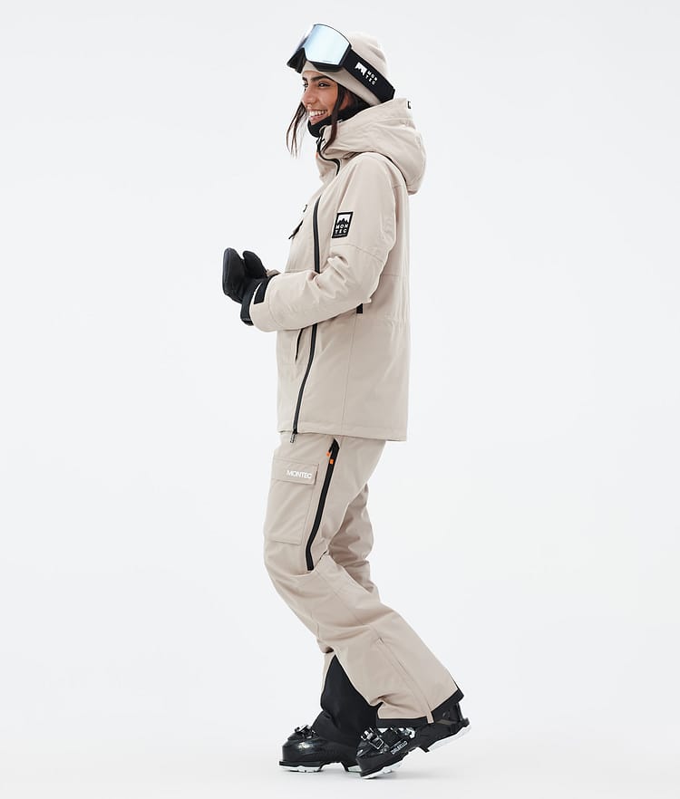 Doom W Ski Jacket Women Sand, Image 3 of 10