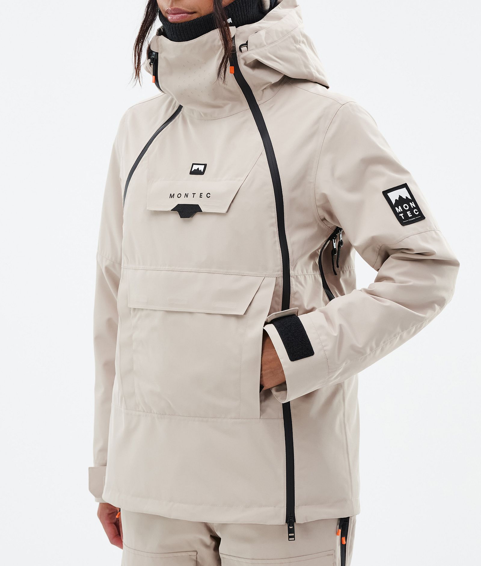 Doom W Ski Jacket Women Sand, Image 7 of 10
